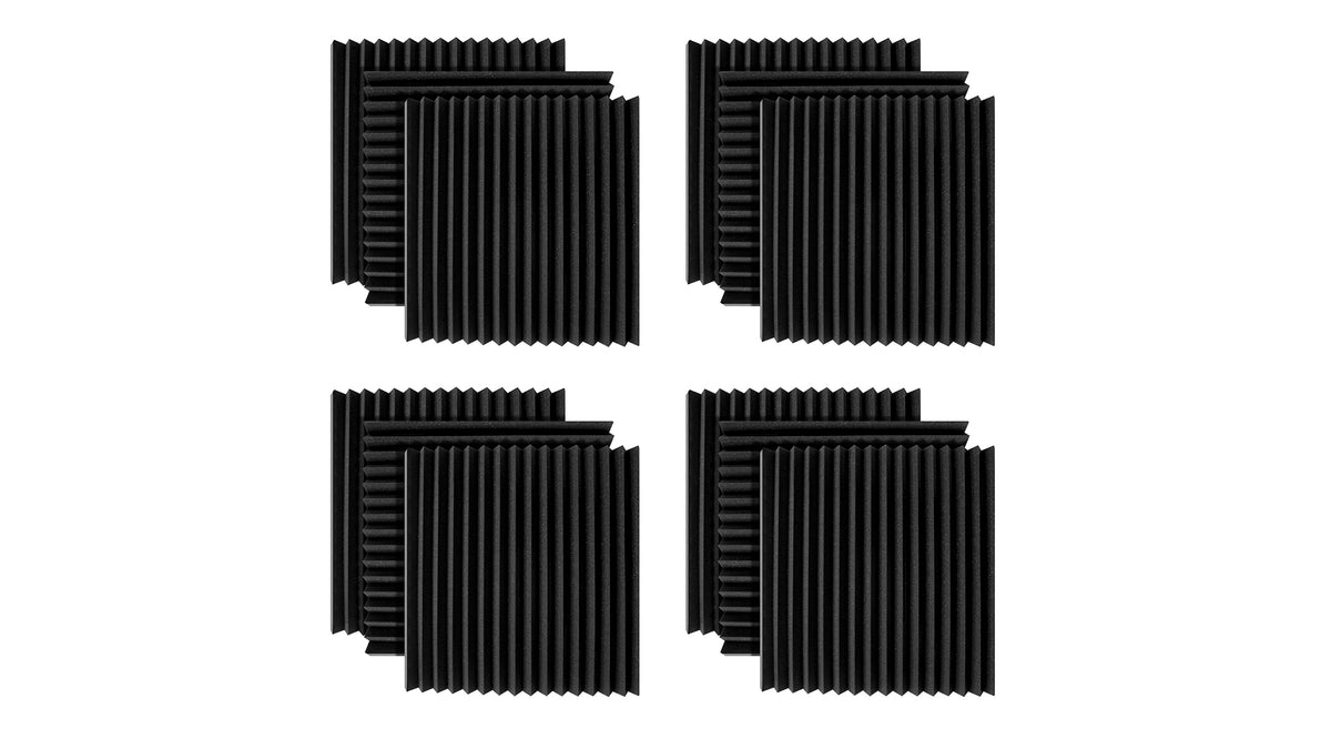 UA-WPW-24_12 Wedge Panel, 24" x 24" - Charcoal | Quantity: Twelve (12)